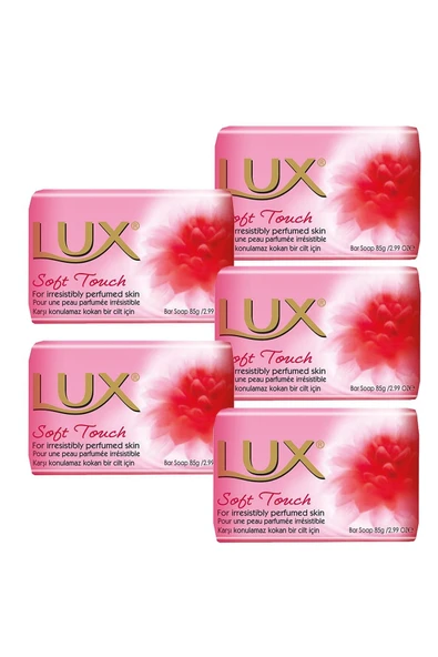 5 Ad. Lüx Sabun Pembe 80 Gr. Soft Touch