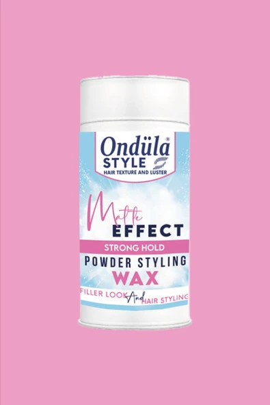Ondüla Style Powder Wax Mat Efekt Şekillendirici Toz Wax Güçlü Tutuş 20gr - 6