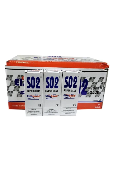 ElsaBond S02 Japon Yapıştırıcısı 20GR 3 adet - 2