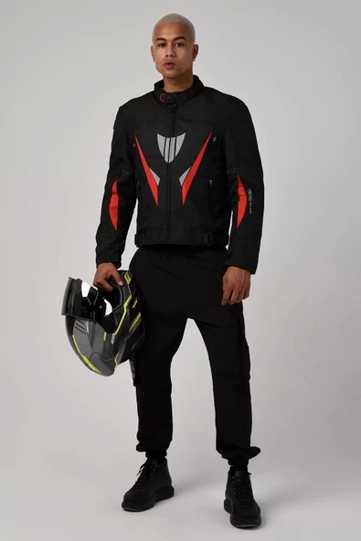 VEXO ELEMENT MONT SİYAH-KIRMIZI - Resim 7