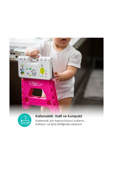 Bblüv Step Katlanabilen Eğitici Basamak  Yeşil - 3