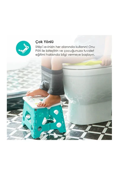 Bblüv Step Katlanabilen Eğitici Basamak  Gri - 5