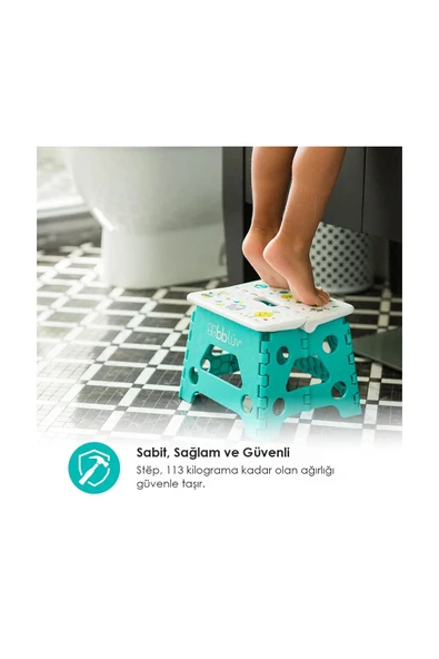 Bblüv Step Katlanabilen Eğitici Basamak  Mavi - 2