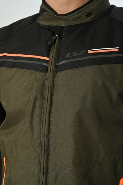 LS2 SHADOW MONT HAKİ-SİYAH-NEON TURUNCU - Resim 7