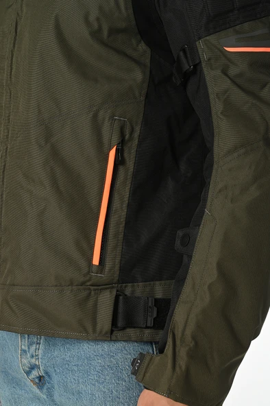 LS2 SHADOW MONT HAKİ-SİYAH-NEON TURUNCU - Resim 8