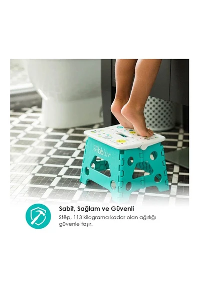 Bblüv Step Katlanabilen Eğitici Basamak  Gri - 2