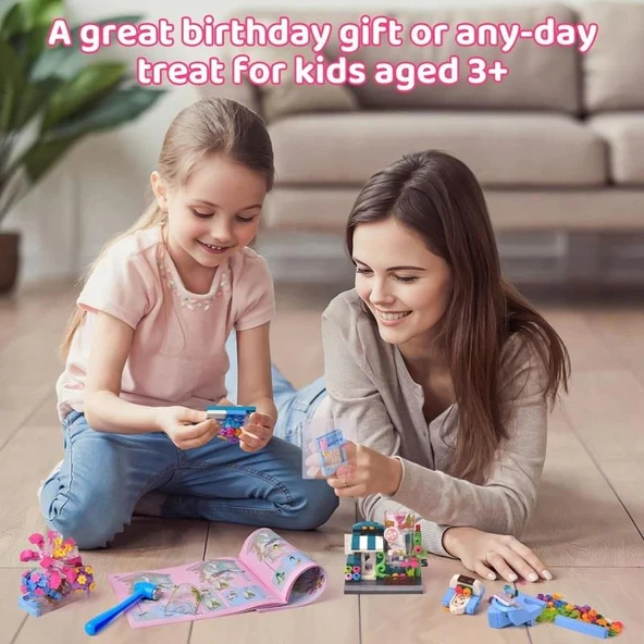 Keeppley Lovely Street K28009 Husky Skate Shop Shopre Gökyüzü Şeker Dükkanı Yapı Blokları Oyuncak Seti - 7