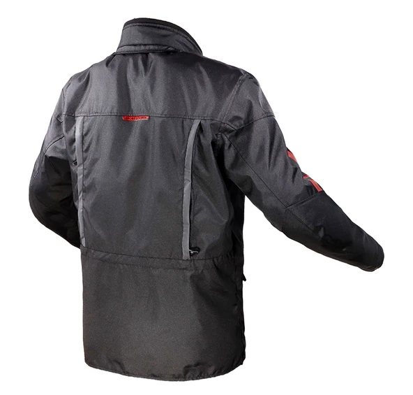 LS2 METROPOLIS EVO MONT SİYAH-KIRMIZI - Resim 2