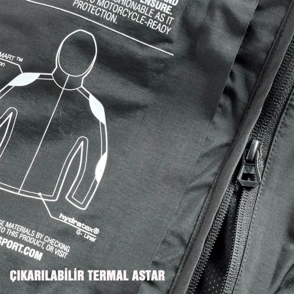 REVIT VOLTIAC 3 H2O MONT SİYAH-GRİ - Resim 3