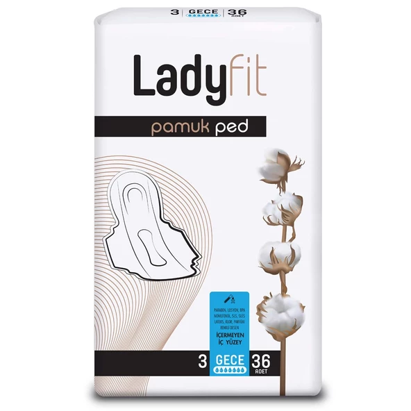 Ladyfit Pamuk Ped Mega Gece 36 Ped - 2
