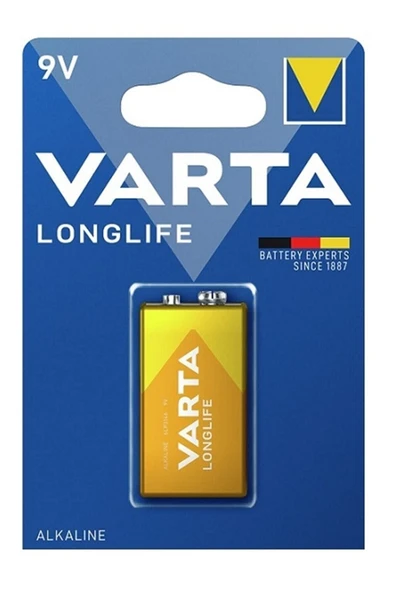 Varta Alkalin 9 Volt Pil Long Life 9 V