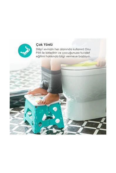 Bblüv Step Katlanabilen Eğitici Basamak  Yeşil - 5