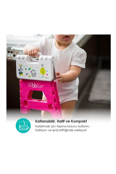 Bblüv Step Katlanabilen Eğitici Basamak  Gri - 3