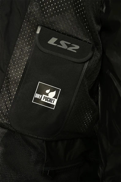 LS2 RIVA KADIN MONT SİYAH-GRİ-PEMBE - Resim 3