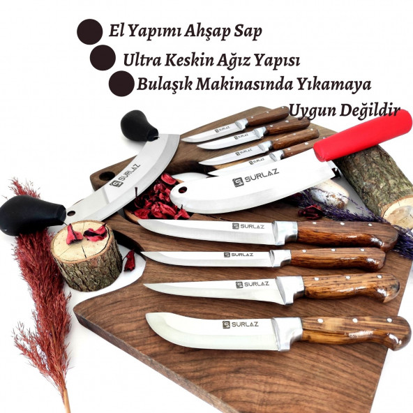 SürLaz 10 Parça Bıçak Seti Pro - 2