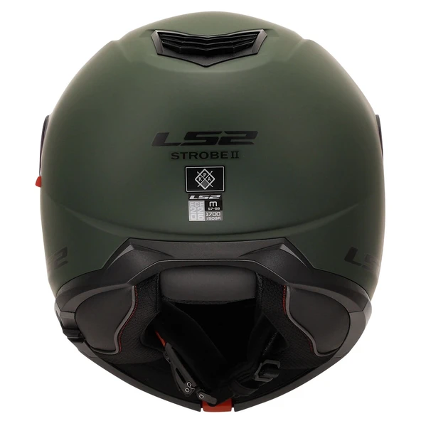 LS2 STROBE 2 MAT YEŞİL KASK - Resim 3