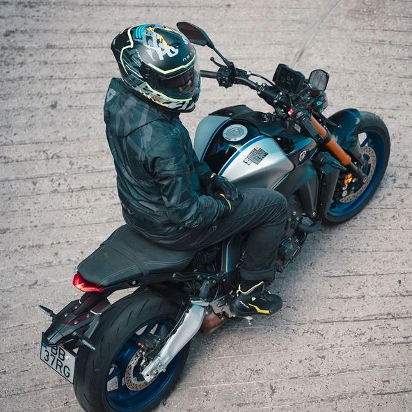 NEXX Y.100R URBANGRAM MAT SİYAH KASK - Resim 3