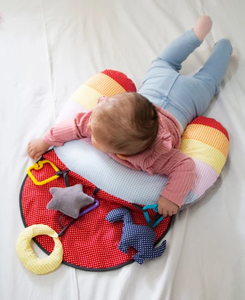 BabyJem Oyuncaklı Eğitici Yastık 692 - Resim 4