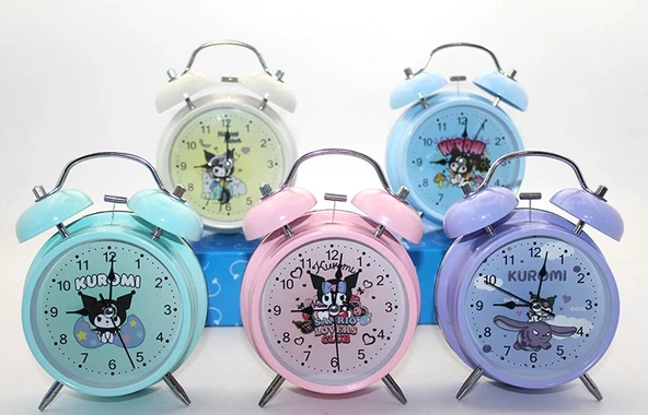 Kuromi,hello Kitty,mickey Mouse Masa Üstü Çalar Saat Alk3068 - 4