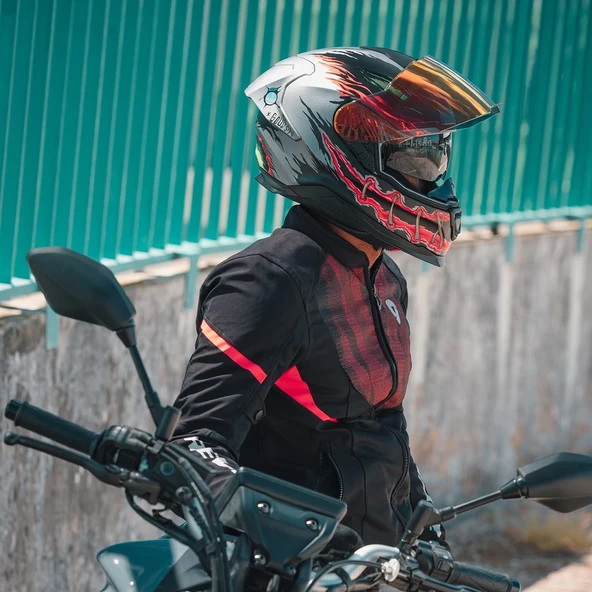 NEXX Y.100R NIGHT RIDER  KASK - Resim 5