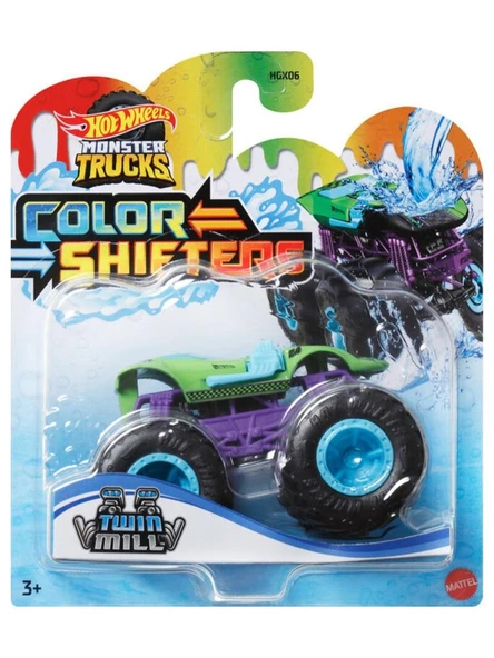 Mattel Hot Wheels Monster Trucks Renk Değiştiren Araçlar Hgx06-Hvh86 Twin-Mill