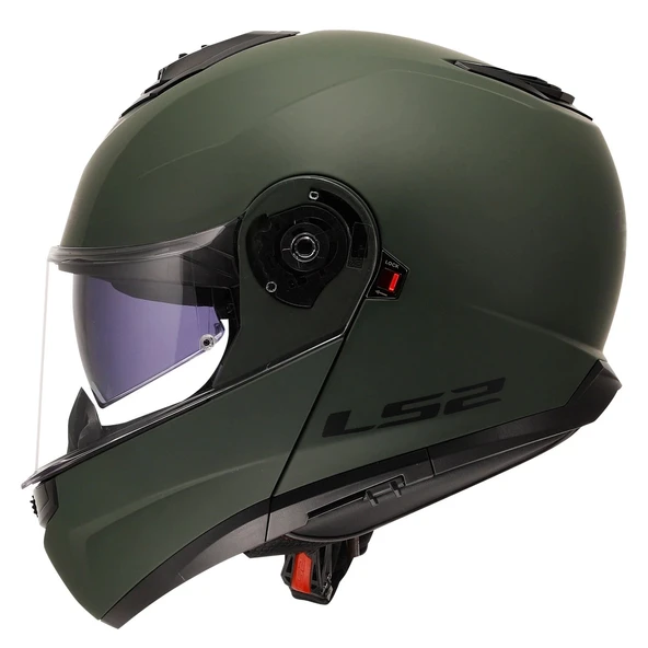 LS2 STROBE 2 MAT YEŞİL KASK - Resim 4