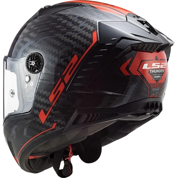LS2 THUNDER KARBON SPUTNIK METAL  KASK - Resim 5