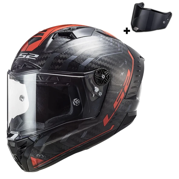 LS2 THUNDER KARBON SPUTNIK METAL  KASK - Resim 8