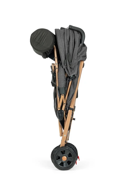 Strong Baston Bebek Arabası Gold Kahve - 4