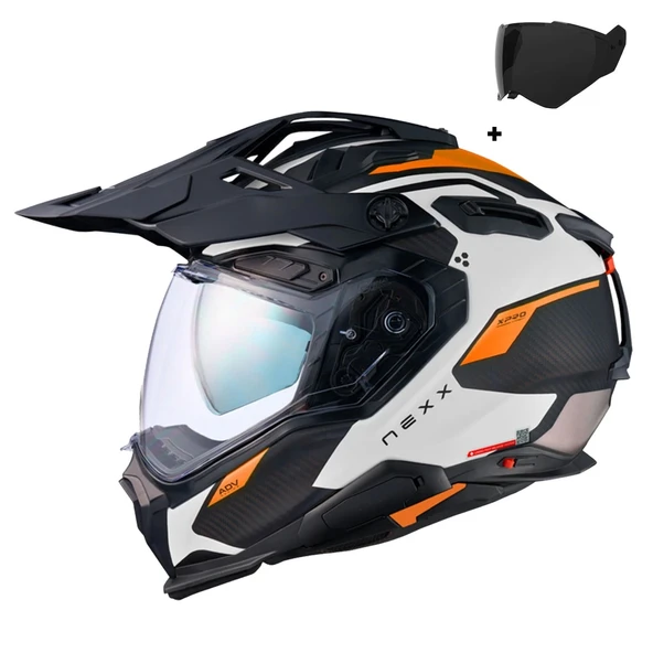 NEXX X.WED 3 KEYO KARBON -TURUNCU KASK - Resim 9