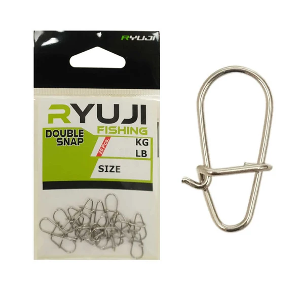 Ryuji Japanese Double Snap Suni Yem Klipsi  0 No - 20 Adet