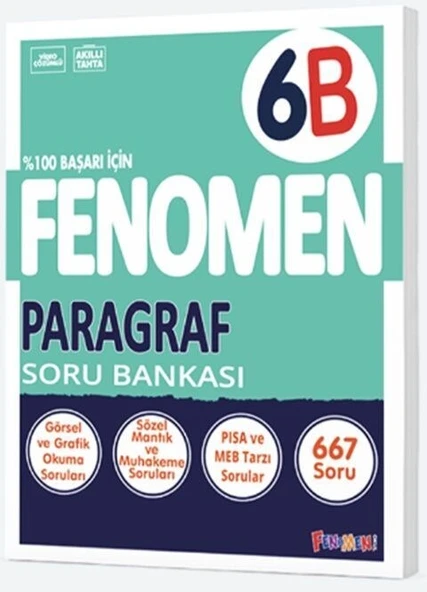 FENOMEN  6. Sınıf Paragraf B   Soru Bankası