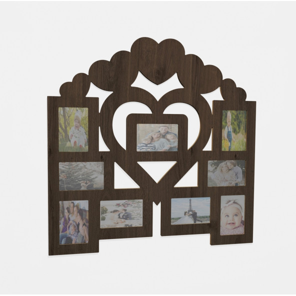 Ahşap Soy Ağacı Fotoğraf,Resim Çerçevesi: Çerçeve-04330mse