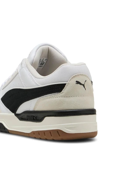 Puma Erkek White Black Gray Rebound Retro SD Sneaker Spor Ayakkabı 40021401 - 6