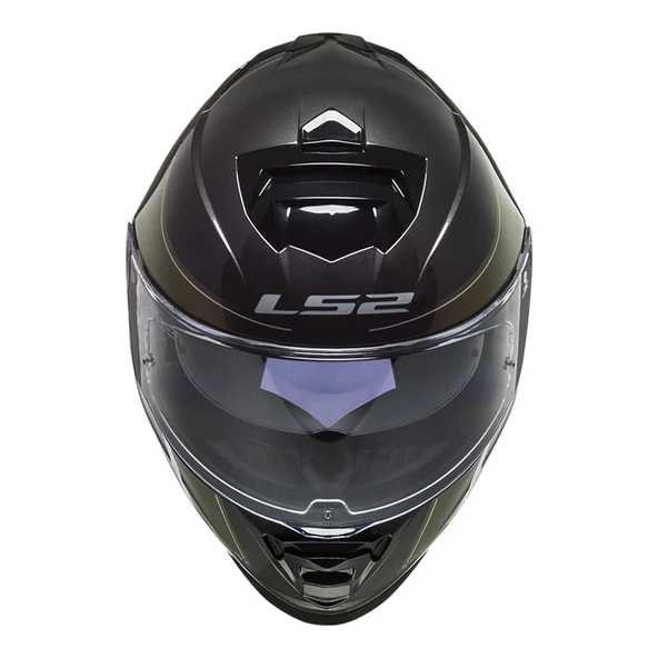 LS2 STORM 2 VELVET MAT SİYAH-GÖKKUŞAĞI KASK - Resim 2