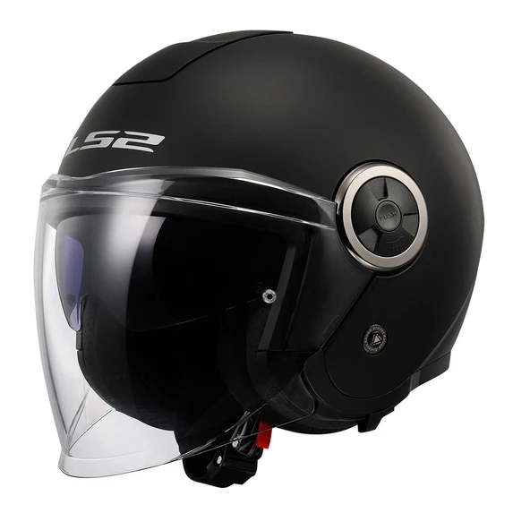 LS2 CLASSY MAT SİYAH KASK ürün görseli