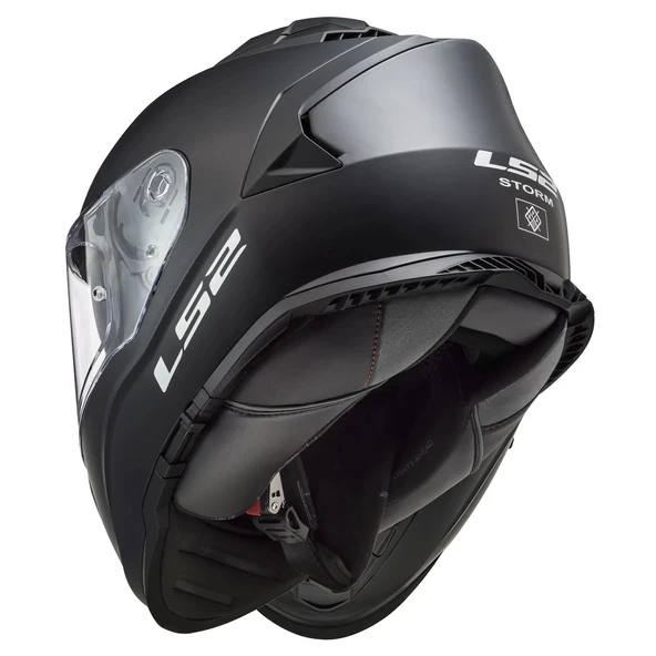 LS2 STORM 2 MAT SİYAH KASK - Resim 3