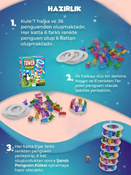 Penguen Tower Denge Kutu Oyunu - Resim 3
