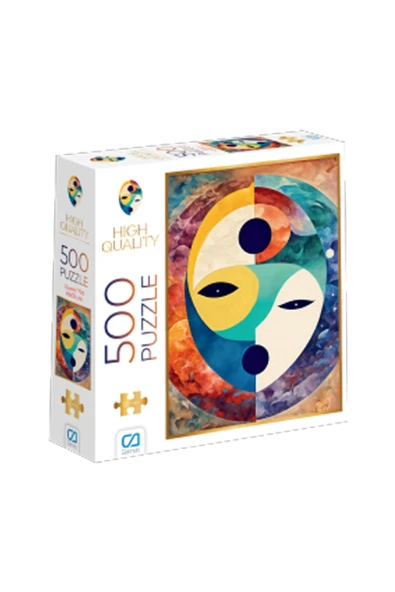 C&A Games Gizemli Yüz 500 Parça Puzzle ürün görseli 1