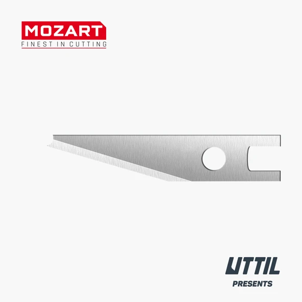 Mozart Blades PB1 Evrensel Uç Hassas Kesimler için 512.050 10'lu Yedek Bıçak Kartuşu