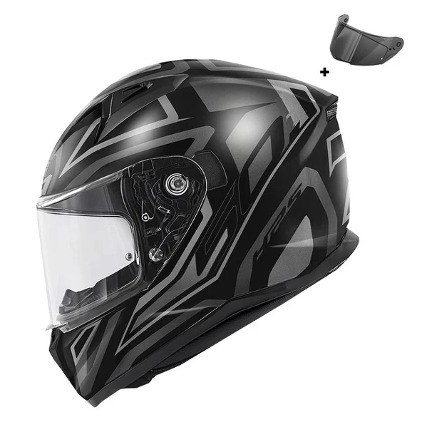 GIVI 50.7 PROTON MAT TITANIUM-SİYAH KASK - Resim 6