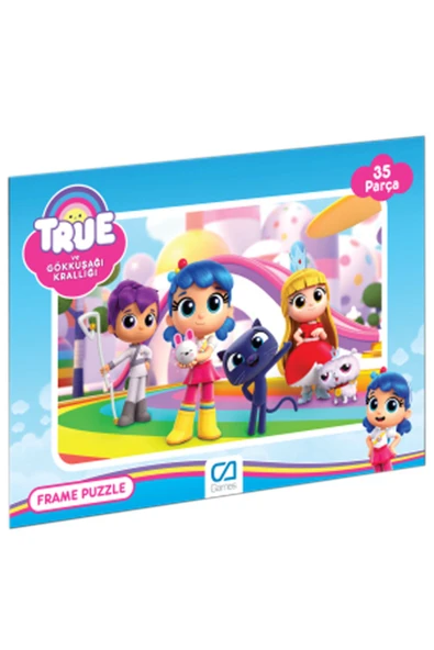 C&A Games True Lisanslı 35 Parça Frame Puzzle - 8
