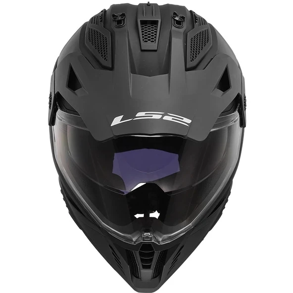 LS2 FAST 2 MAT SİYAH KASK - Resim 4