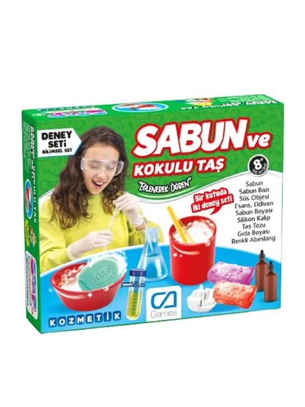 Sabun ve Kokulu Taş Deney Seti Kutu Oyunu - 3