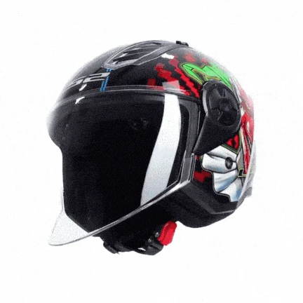 LS2 AIRFLOW 2 HAPPY DREAMS MAT KASK - 6
