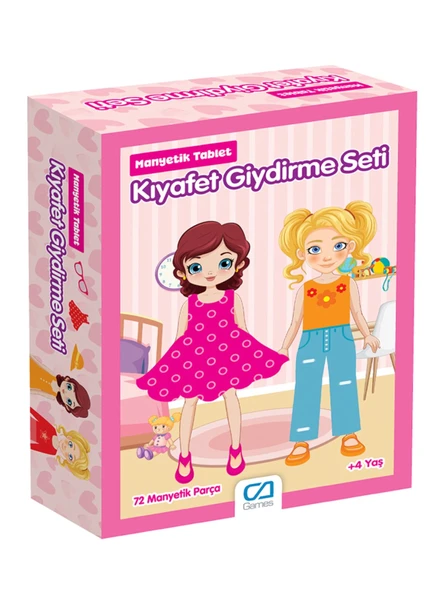 Manyetik Kıyafet Giydirme Seti 72 Manyetik Parça