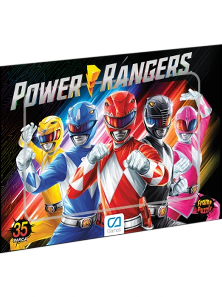 C&A Games Power Rangers Lisanslı 35 Parça Frame Puzzle - 3
