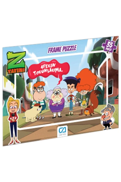 C&A Games Z Takımı-2 Lisanslı 35 Parça Frame Puzzle - 3