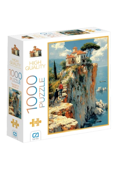 C&A Games Tepedeki Ev 1000 Parça Puzzle - 4