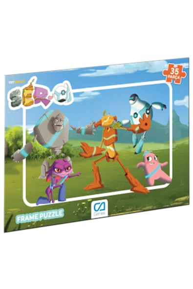 C&A Games Ser-A-2 Lisanslı 35 Parça Frame Puzzle